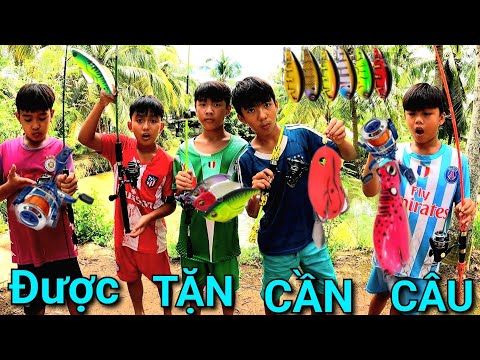 Video Niềm Vui Lớn Khi Cả Team Được Anh Tư khải Tặng Cần Câu... - youtube