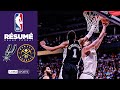 Rsum  wemby frle le quadrupledouble jokic lui rpond avec 42 points 