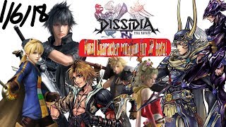Dissidia NT: Final JP Open beta character rotation details!