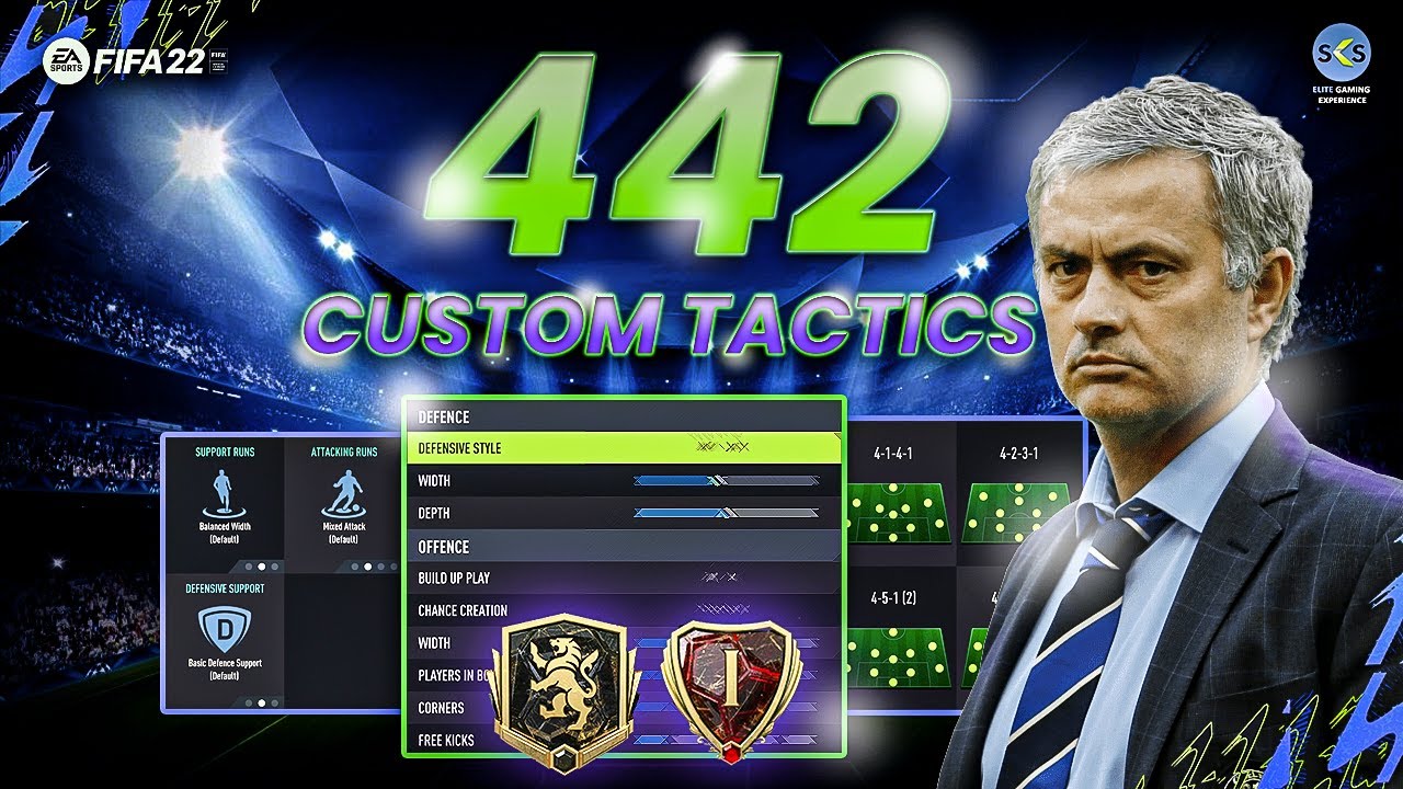 INSANE!!! BEST END GAME 442 FORMATION & CUSTOM TACTICS (POST PATCH UPDATED*) | FIFA 22