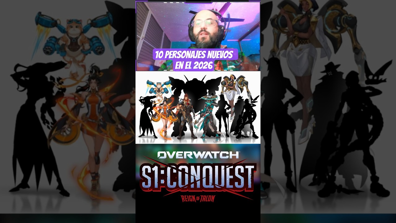 conoce a domina, emre, Mizuki, anran y jetpack cat #reignoftalon #overwatch #owspotlight2026