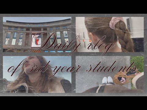 Daily vlog with 3’rd year student 🫧 | один день со мной 🧺 | учёба, тренировки и обычный день! 