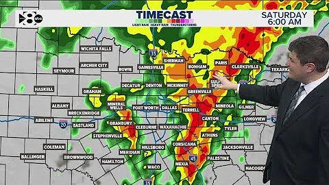 DFW Weather | Hail, strong winds possible overnight Saturday, 14 day forecast