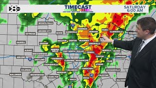 DFW Weather | Hail, strong winds possible overnight Saturday, 14 day forecast