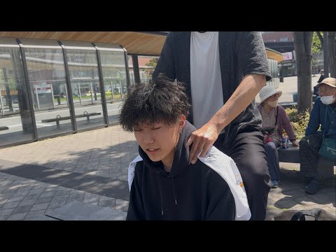 Japanese street massage real Live/ストリートマッサージLive