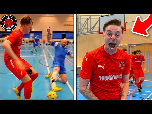 I Played in a PRO FUTSAL MATCH & We Got PROMOTED!? (Football Skills & Goals) class=