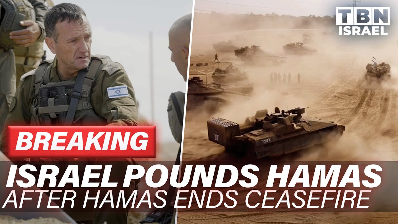 BREAKING: Israel POUNDS Hamas After 7 Units Breach Ceasefire | Israel-Hamas War | TBN Israel