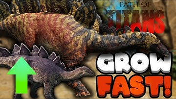 Grow FASTER in Path of Titans with these tips! 2023