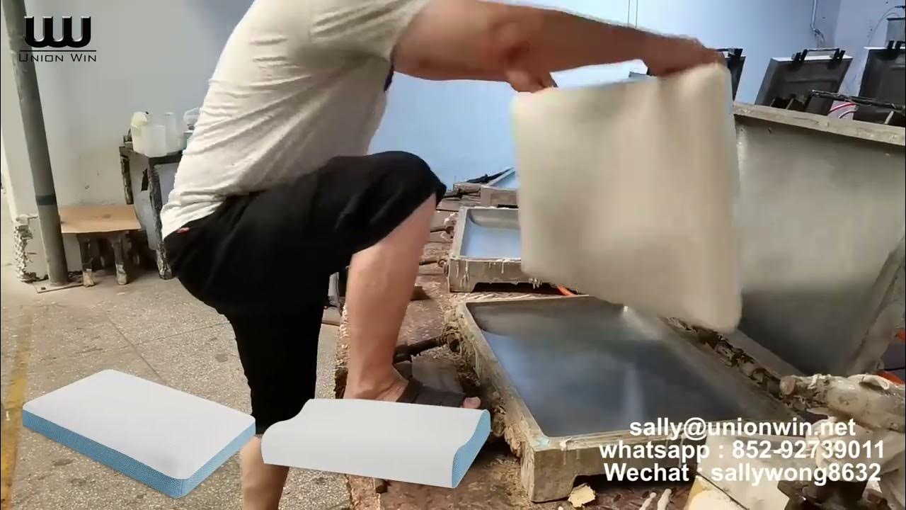 Contour Molding Memory Foam Pillow YouTube