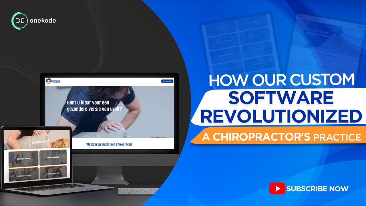 Waterland Chiropractor Website | Onekode's Client