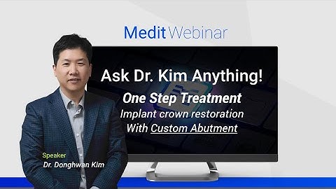 [Full ver.] One step treatment : Implant Crown Restoration With Custom Abutment