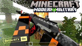 Modern Military II Add-on ,RTX[MCPE-MCBE]Best Guns Add-on for Minecraft,EnderFoxBoy MC🦊!!!