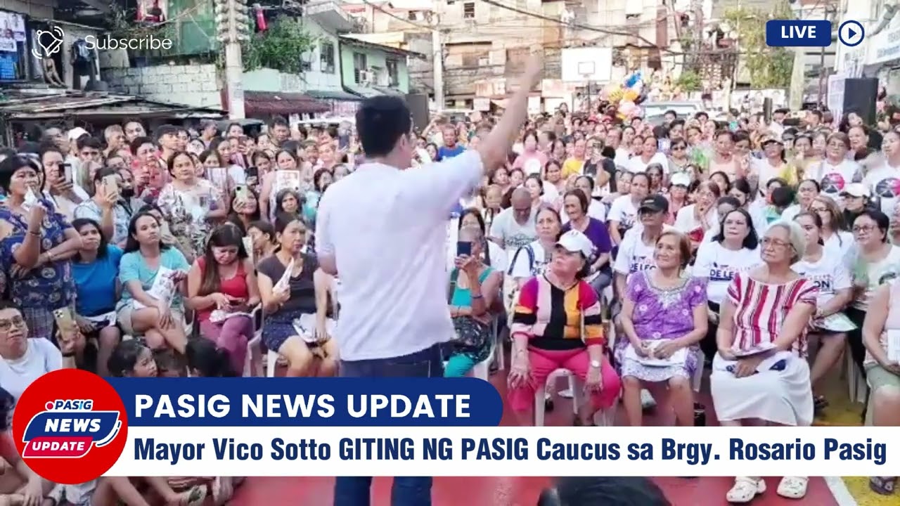 🔴LIVE: MAYOR VICO SOTTO DINUMOG ng Pasigueño Giting ng Pasig Caucus [April 1, 2025] ELEKSYON 2025