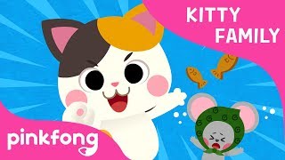 Keluarga Kucing | Lagu Binatang | Meong Meong Meong | Lagu Pinkfong untuk Anak