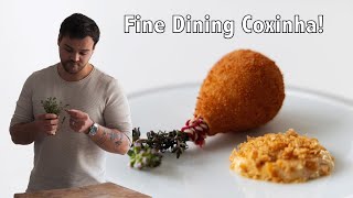 Brazilian Coxinha My Way! Fine Dining Chicken Bite With Tapioca | Michelin Cooking