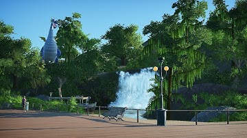 Planet Coaster - Barghest - Part5: Building a Waterfall
