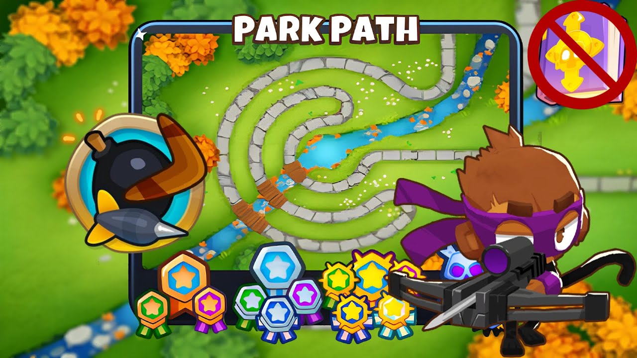 Park Path [Primary Monkeys Only] Guide | No Monkey Knowledge | BTD 6 ...