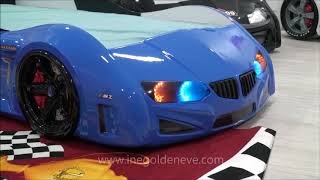 GT1 - Blue Race Car Bed