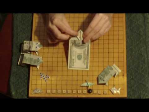 Money Origami Frog Instructions