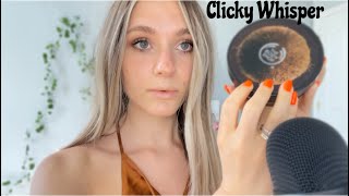 [ASMR] Clicky Whisper With Sticky Tapping For Sleep🌙