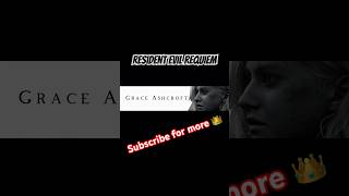 Grace Ashcroft is written so well in Resident evil Requiem. | #residenteviledit #graceashcroft #re9