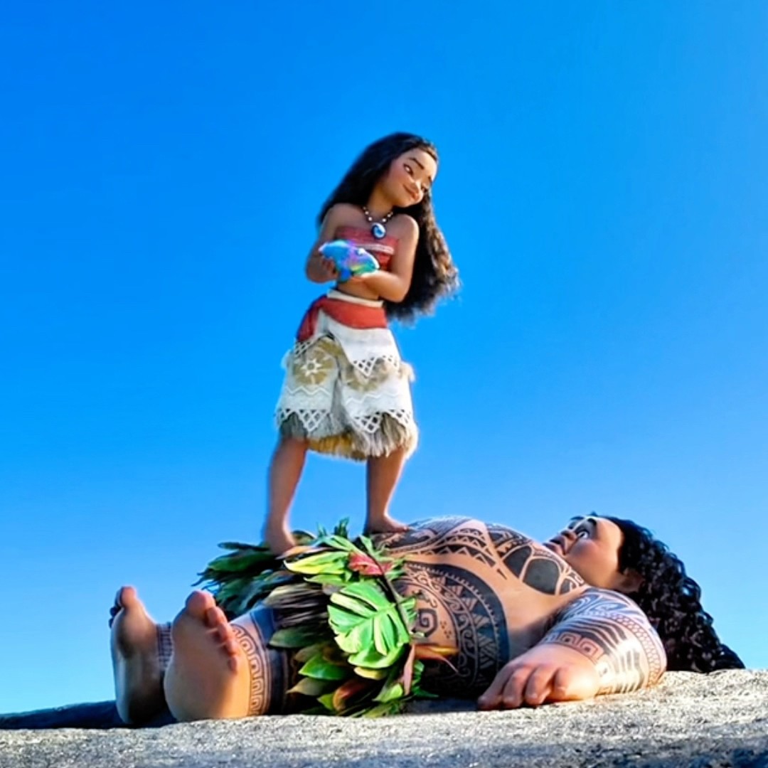 MAUI TENTANDO COMER - MOANA #shorts