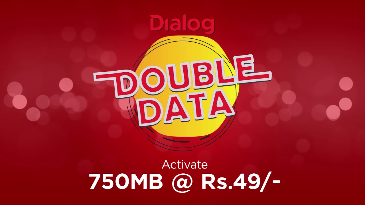 Double the Streaming on YouTube with Dialog Double Data