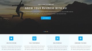 #How to Create a Website Template Part1 HTML