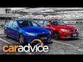 Ford Falcon XR8 v Holden Commdore SS V Redline Track Review