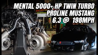 MENTAL 5000HP PROLINE TWIN TURBO 6 SECOND MUSTANG