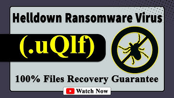|| SOLVED ✅🔘|| Helldown (.uQlf) ransomware virus - removal and decryption