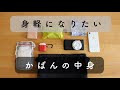 身軽になりたい私の バッグの中身ご紹介。小さい・軽いは正義だー!