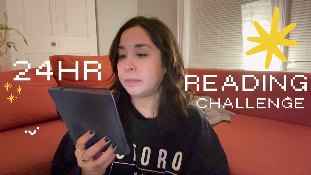 i tried reading for 24 hours // bloomin' readathon - YouTube