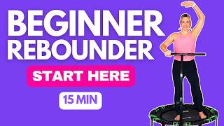15-Min Beginner Rebounder Workout | Fun & Easy Low-Impact Cardio