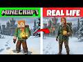 Minecraft VS Real Life – What If Minecraft Became Reality? 😱