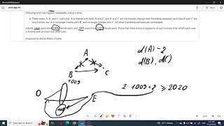 Celebrity Problem of The Day: IMO 2019 Problem 3 Profile