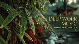 Misty Forest Ambient | Deep Work Music & Tranquil Nature Ambient for Focus and Relaxation