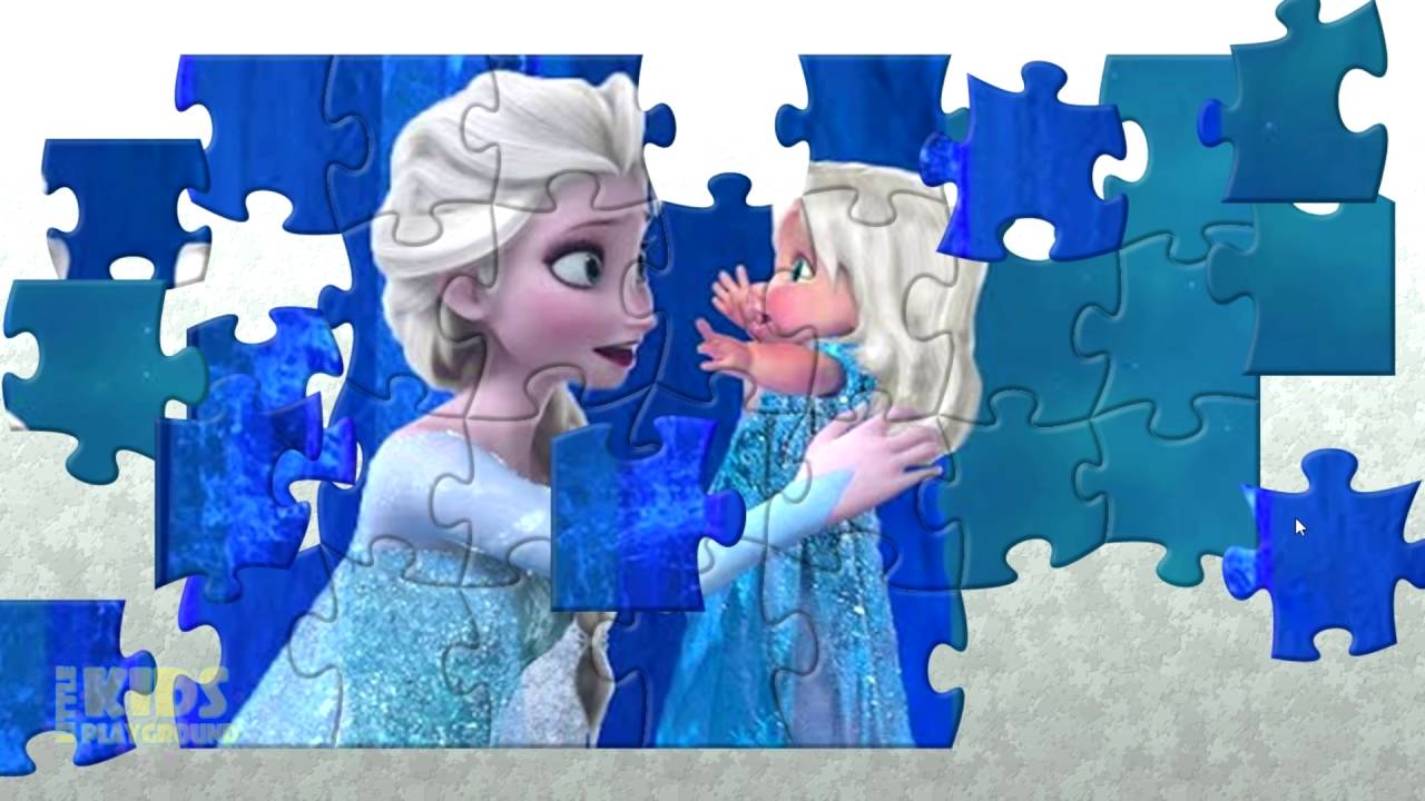 Frozen Princess Elsa and Baby Puzzle Game for Little Kids