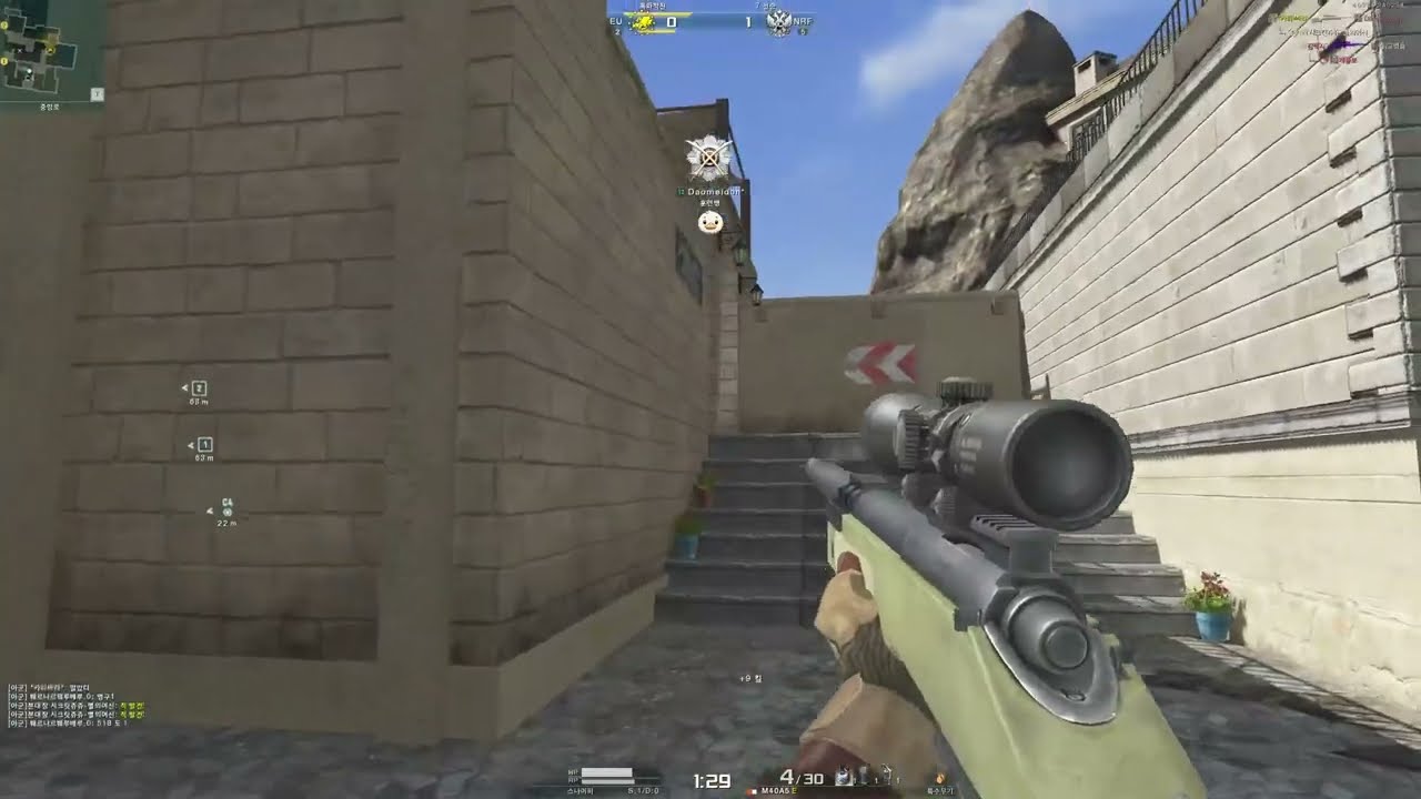 韓服AVA (KR AVA) - 順便讓你們看一下SR-47黑暗爆發的厲害