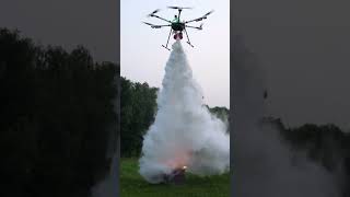 MMC Skylle II Hexacopter Drone – Fire Extinguisher Payload Testing. #mmcuav #drone #hexacopter