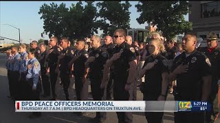 CHP and BPD holding Peace Officers' Memorial