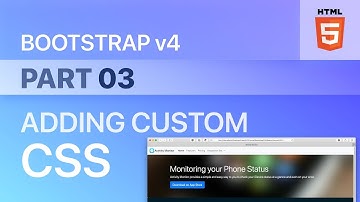 廣東話｜Pt. 3 - 加入自己既 CSS - Bootstrap (v4) Basics 基礎 | Web Design 網頁設計