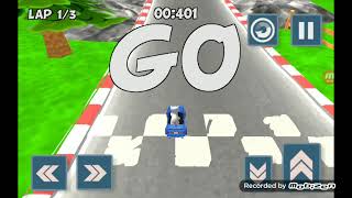 Crazy cat rush racing run kitty craft GP Lose screenshot 4