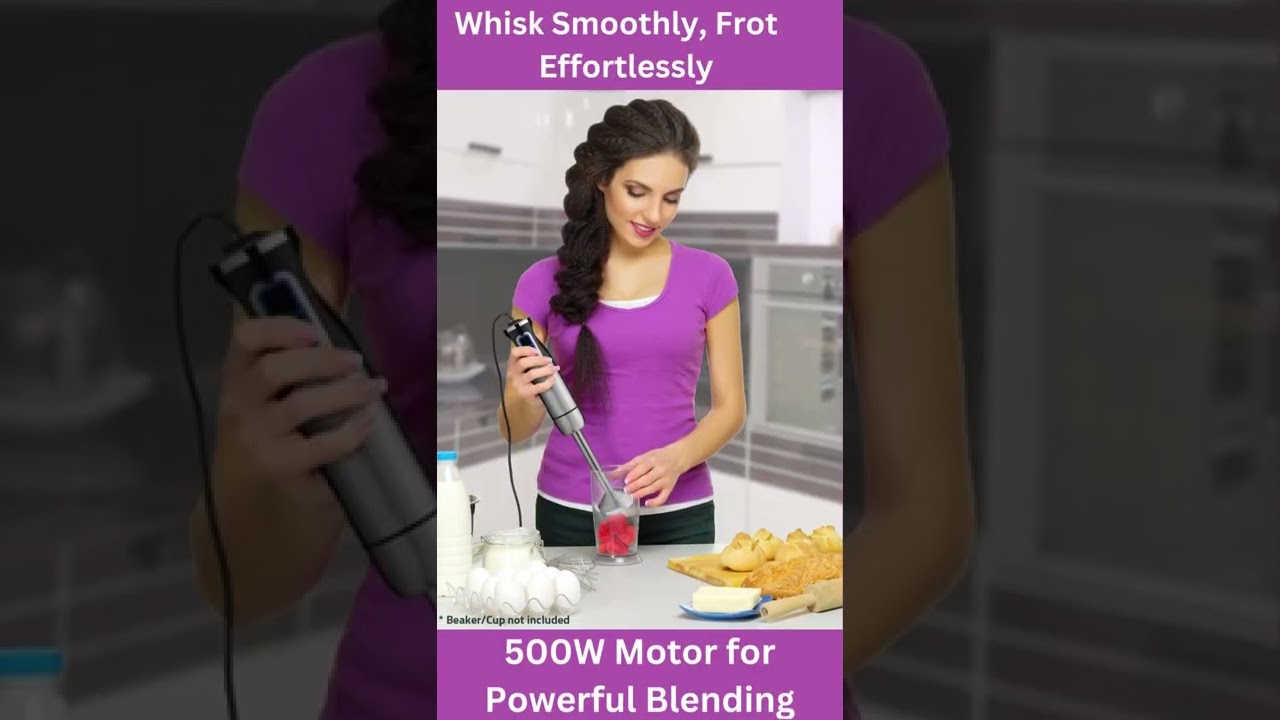 Mueller Ultra Stick 500 Watt 9 Speed Immersion Multi Purpose Hand Blender