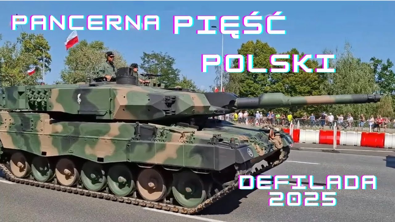 PANCERNA PIĘŚĆ POLSKI DEFILADA 2025 POKAZ CZOŁGÓW