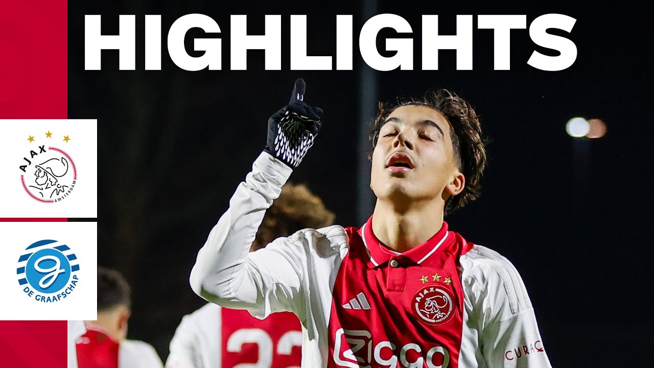 Debut & goal for Rayane Bounida 😍 | Highlights Jong Ajax - De Graafschap | Keuken Kampioen Divisie