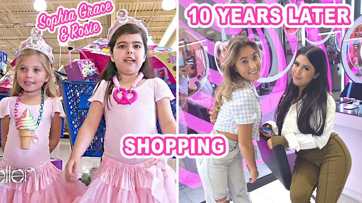 Sophia Grace and Rosie Go Shopping 10 Years Later!...