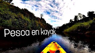 Pesca en kayak // REGIÓN DE LOS RIOS, sur de Chile //Baitcasting