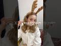 クリスマスカチューシャかわいい巻き方&つけかた