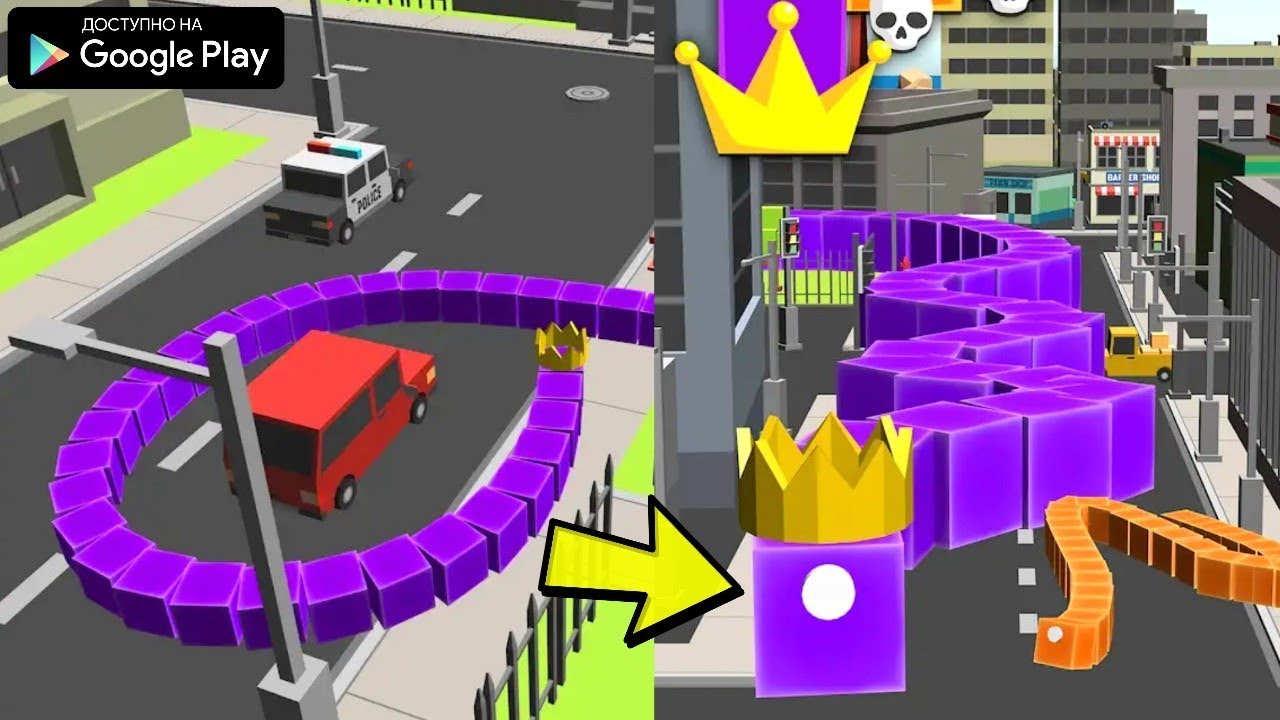 НОВАЯ ИО IO ИГРА ЗМЕЙКА НА АНДРОИД ОБЗОР BOAS.IO SNAKE VS CITY ANDROID GAMEPLAY